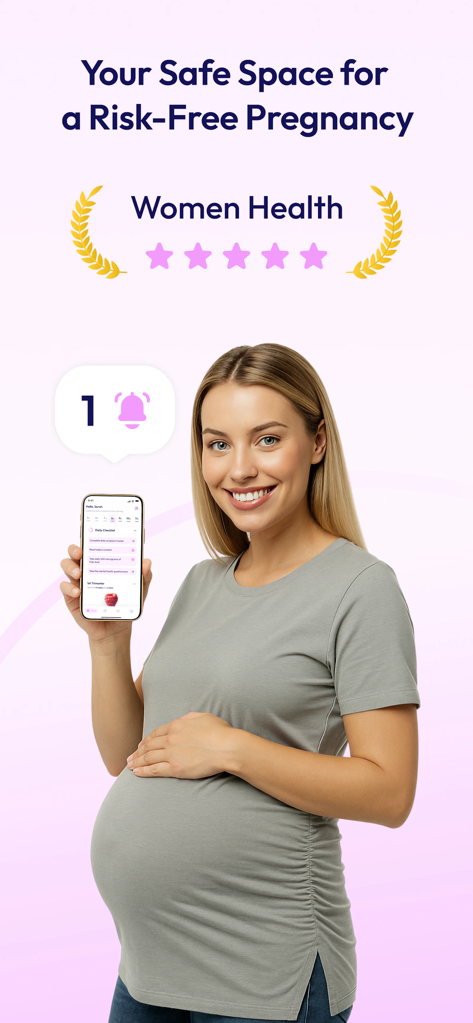 HiBaby High-Risk Pregnancy Tracker App screenshot 2