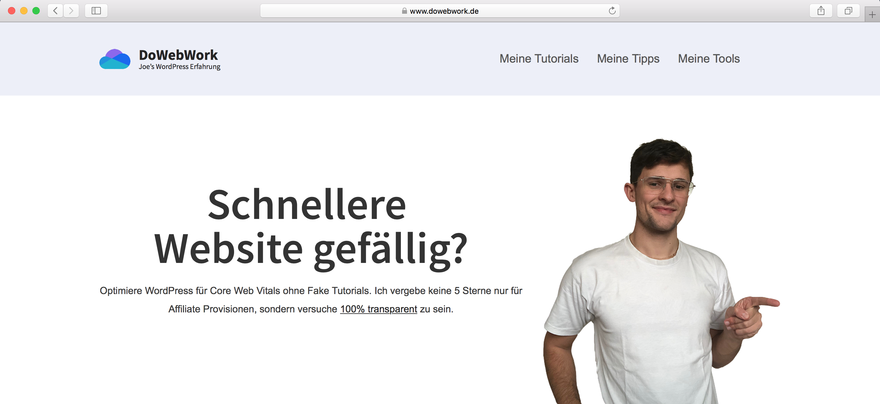 Blog de tutoriales de WordPress - Mi blog alemán de WordPress en Core Web Vitals media 1