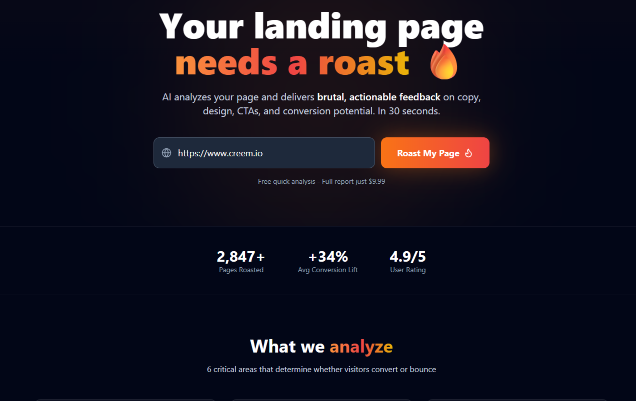 RoastPage.ai gallery image