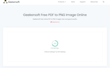 Geekersoft Free PDF to PNG Image Online gallery image