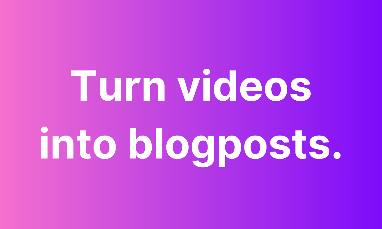 Media vlog2blog - Biến video YouTube thành bài viết trên blog 3