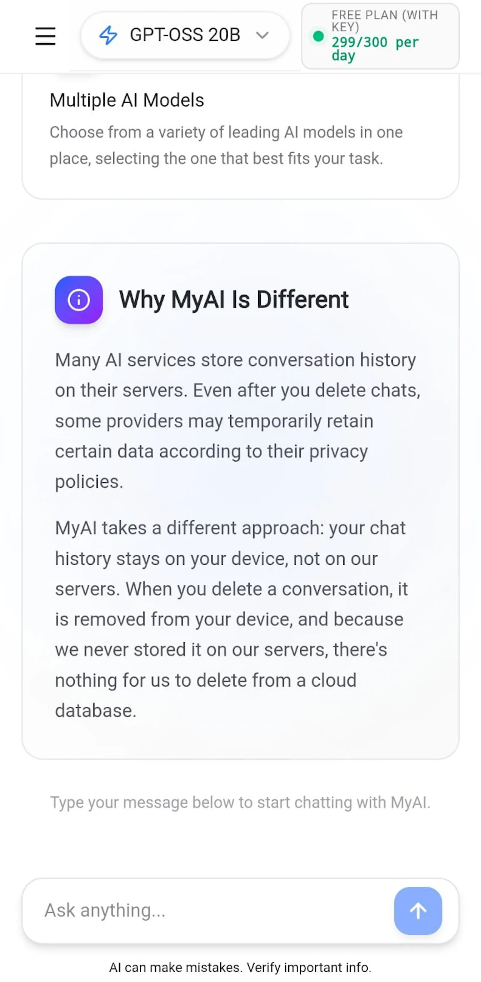 MyAI screenshot 3