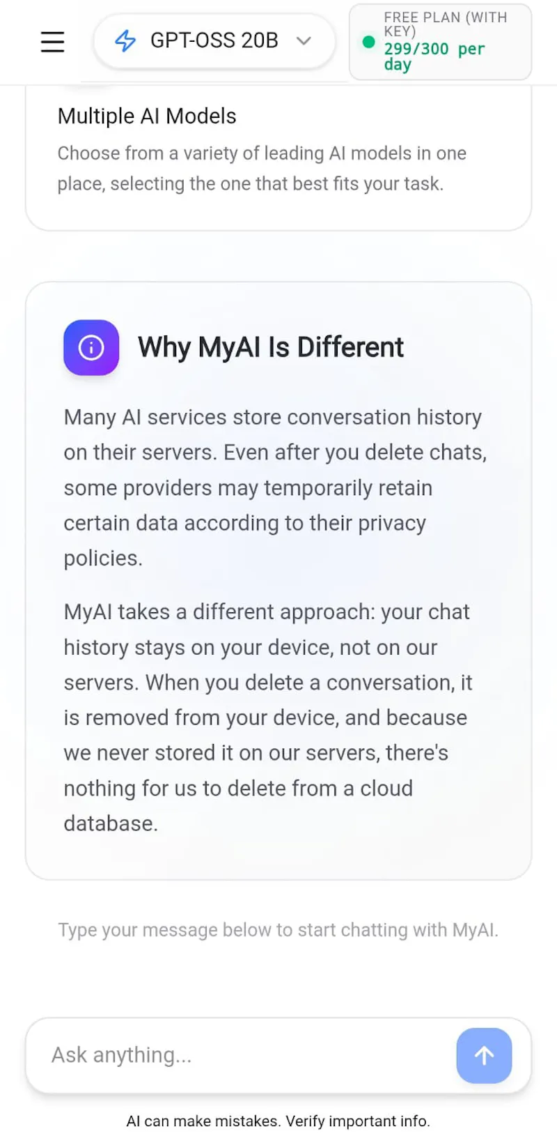 MyAI screenshot 3