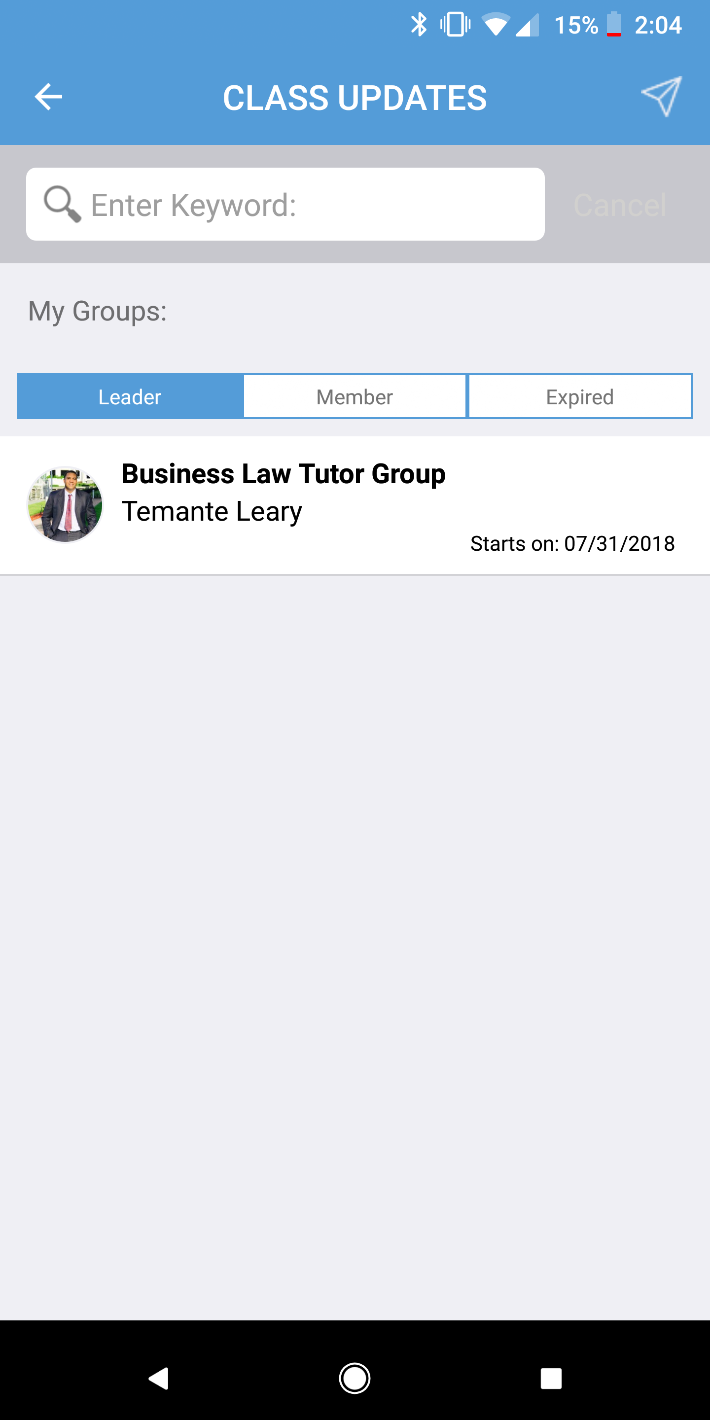 Class Updates gallery image