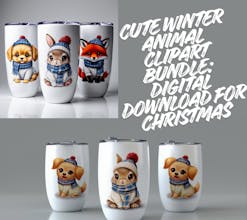 Animal Clipart Bundle: Digital Download gallery image