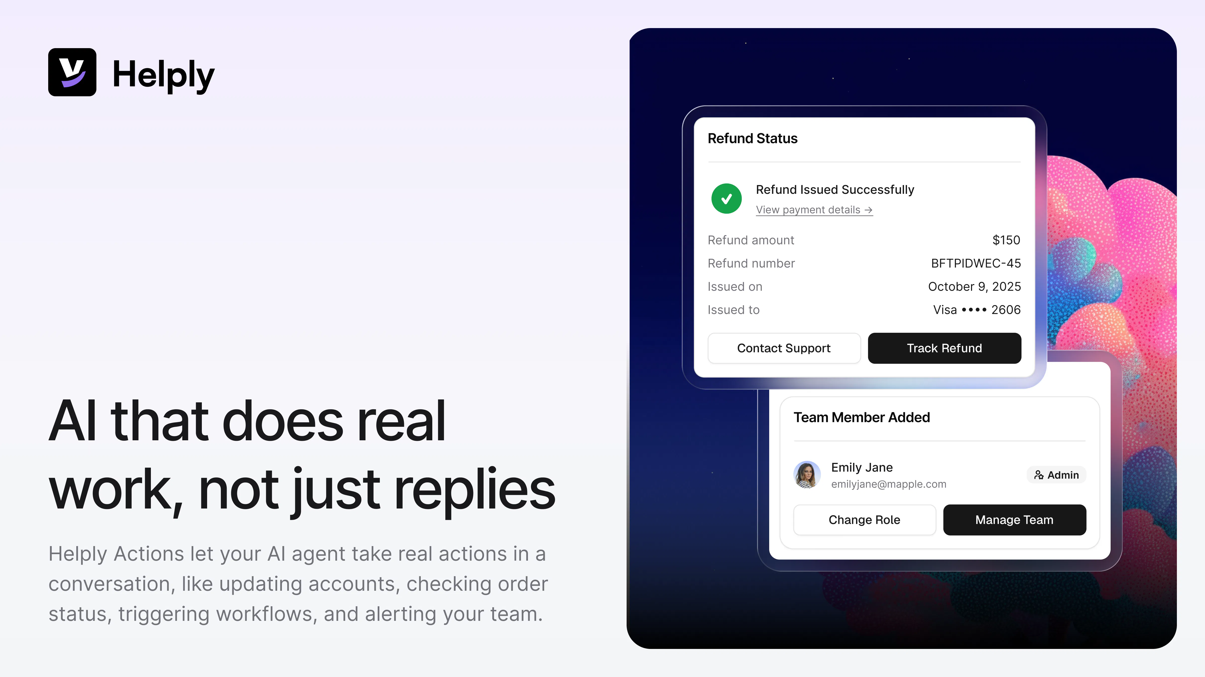 Helply: 65% AI resolution rate in 90 days, or you pay nothing | Product ...