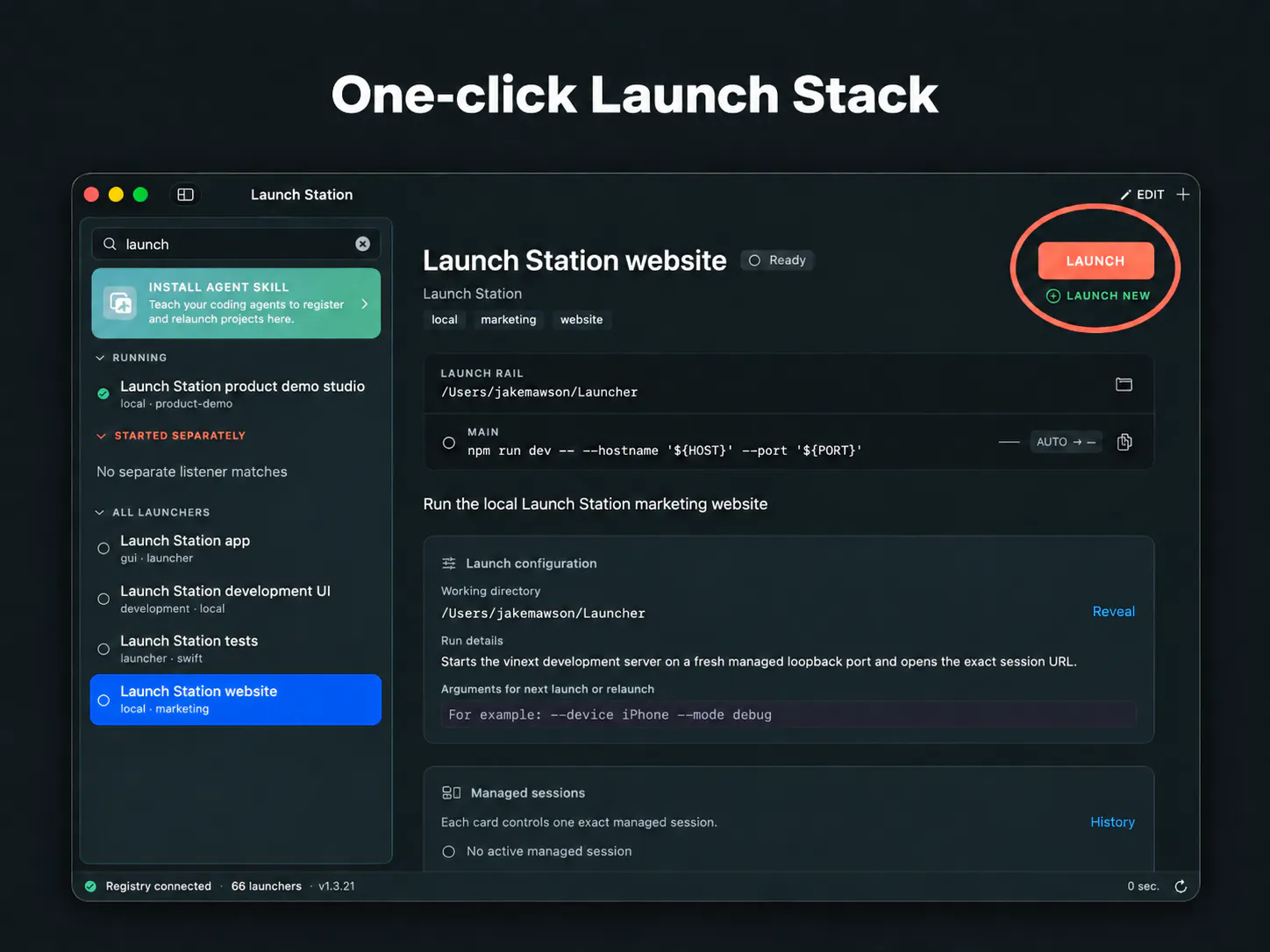 Launch Station screenshot