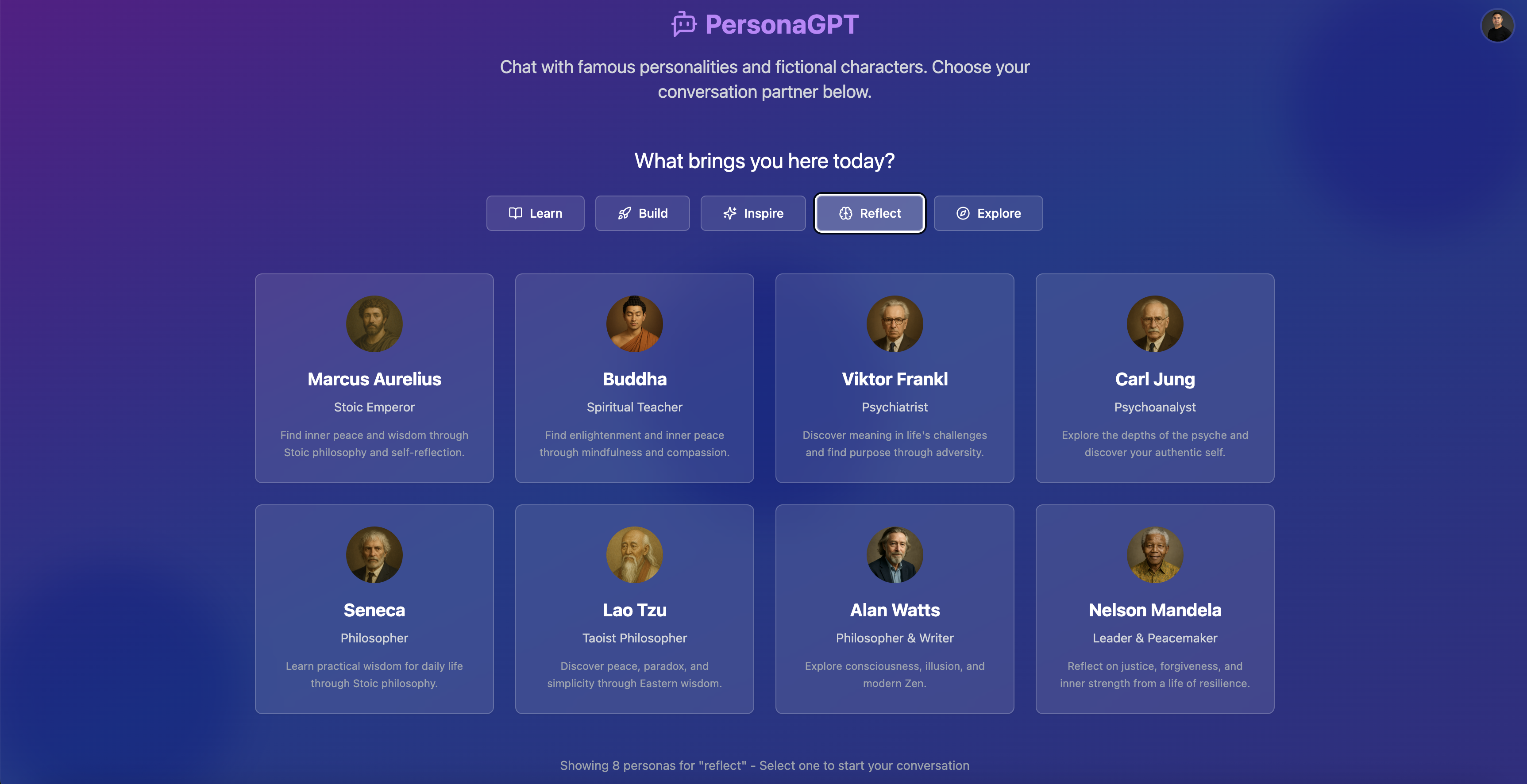 PersonaGPT gallery image