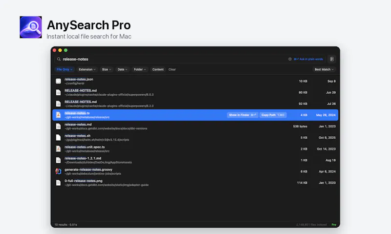 AnySearch Pro screenshot 1