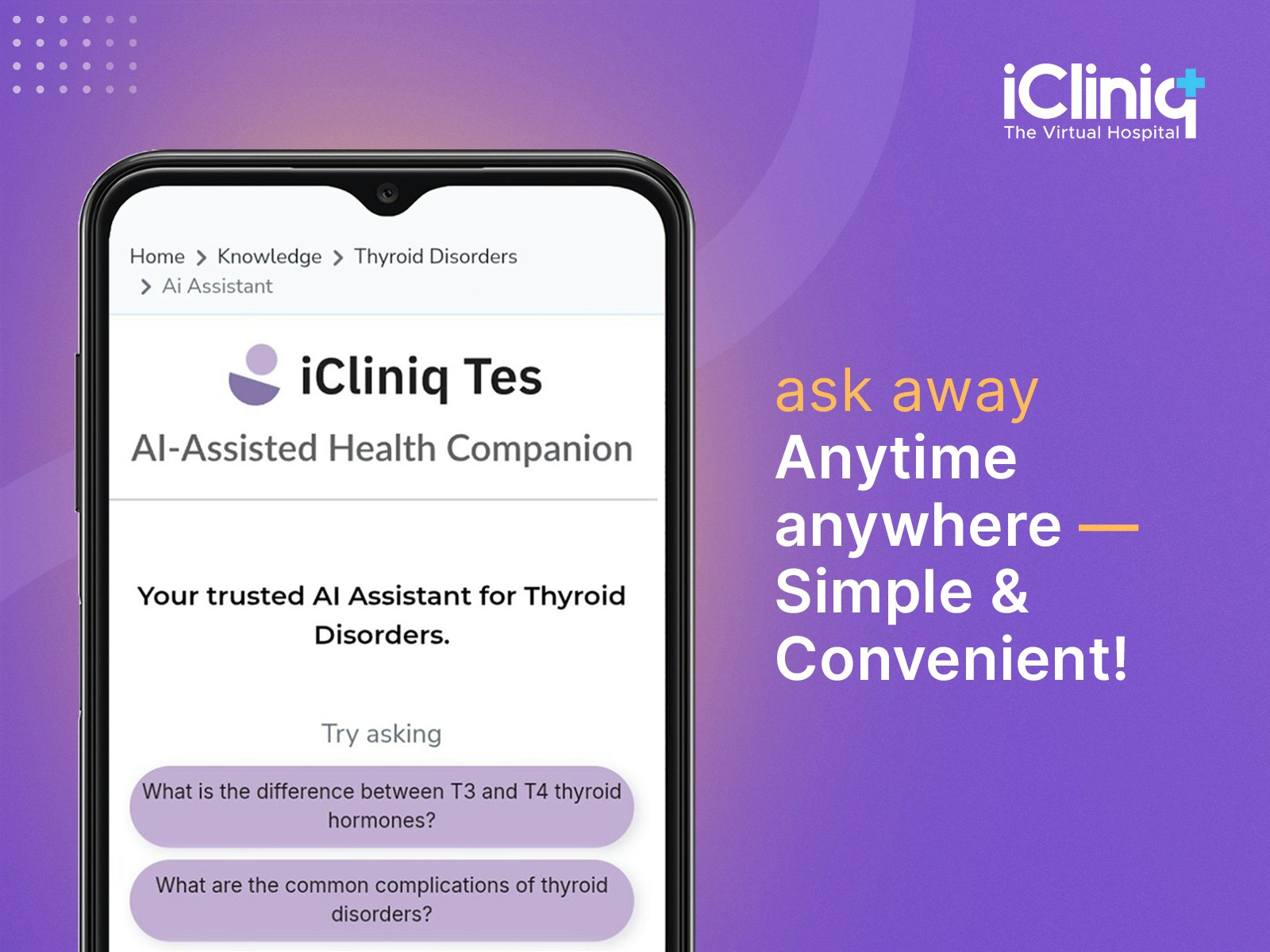 ICLINIQ TES для расстройств щитовидной железы - Создано опытными врачами медиа 2