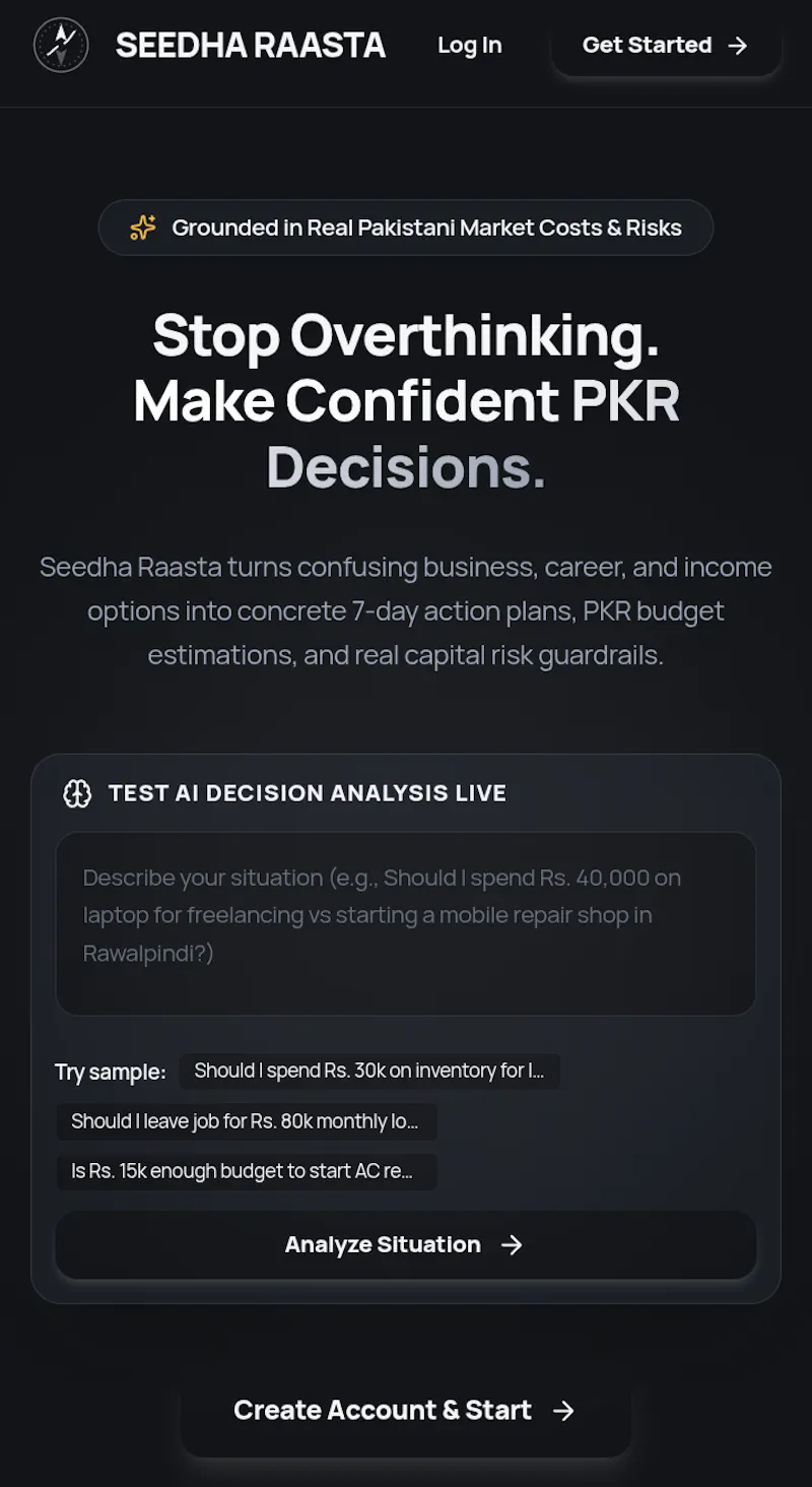 Seedha Raasta  Confusion se clear action screenshot 1
