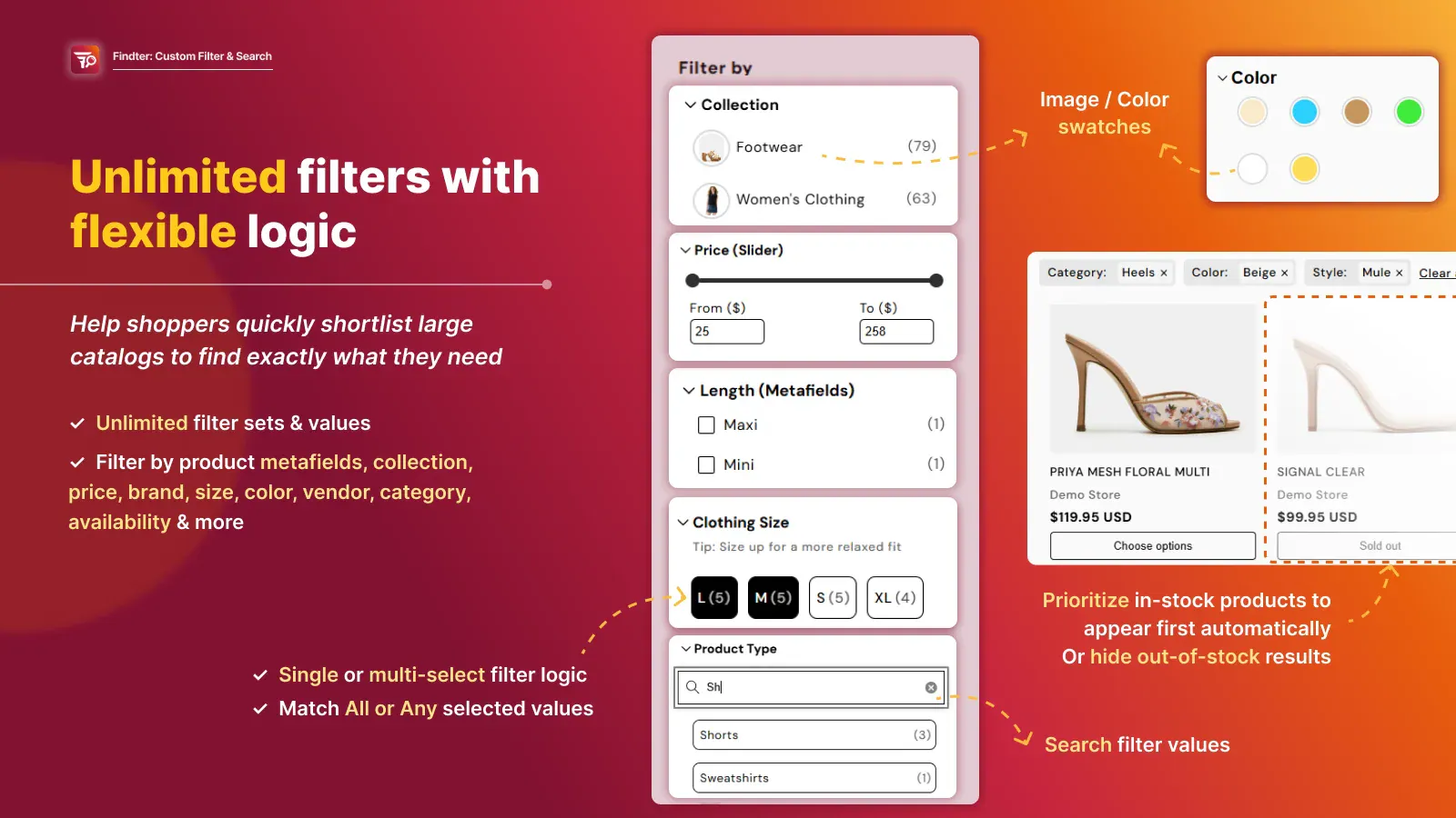 Shopify Findter Custom Filter & Search screenshot 8