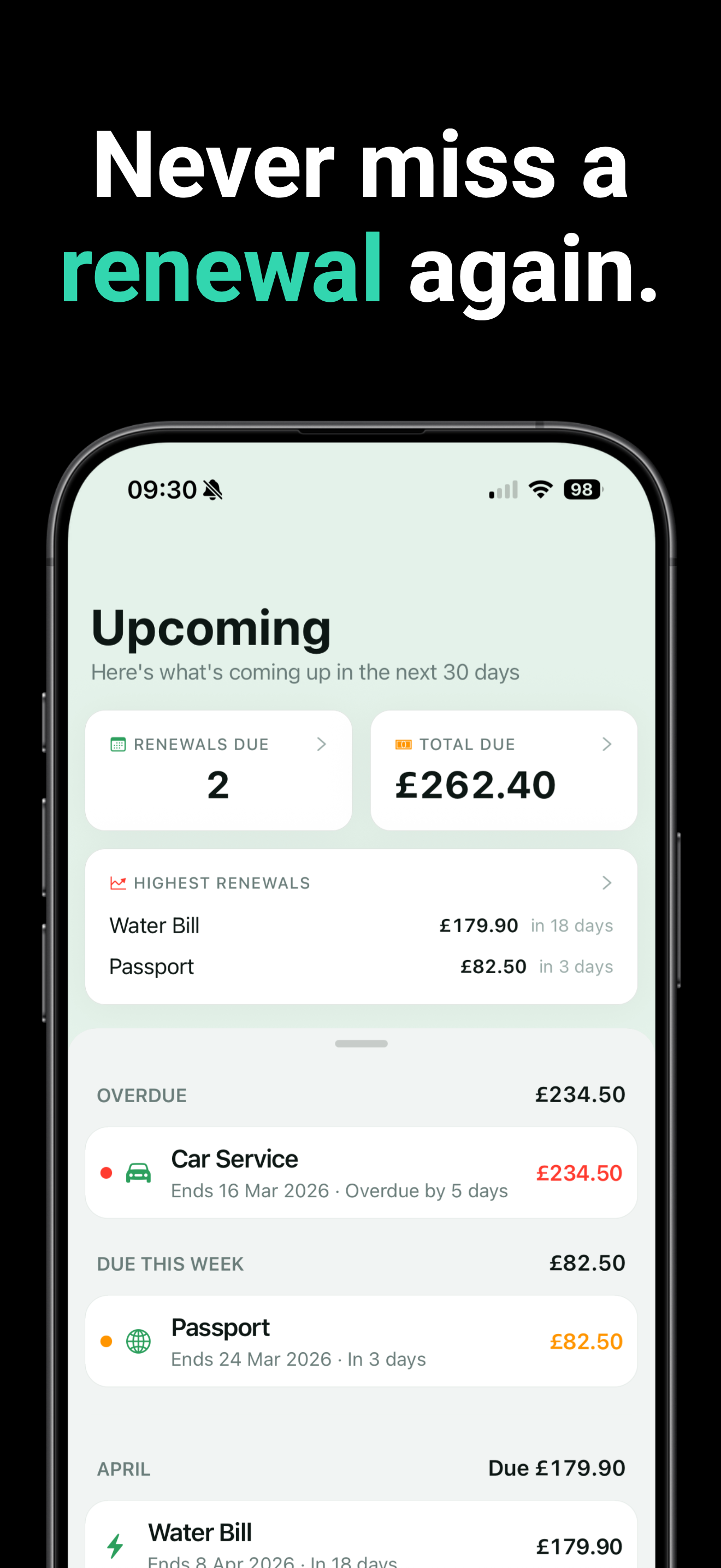 All Renewals: Manager gallery image