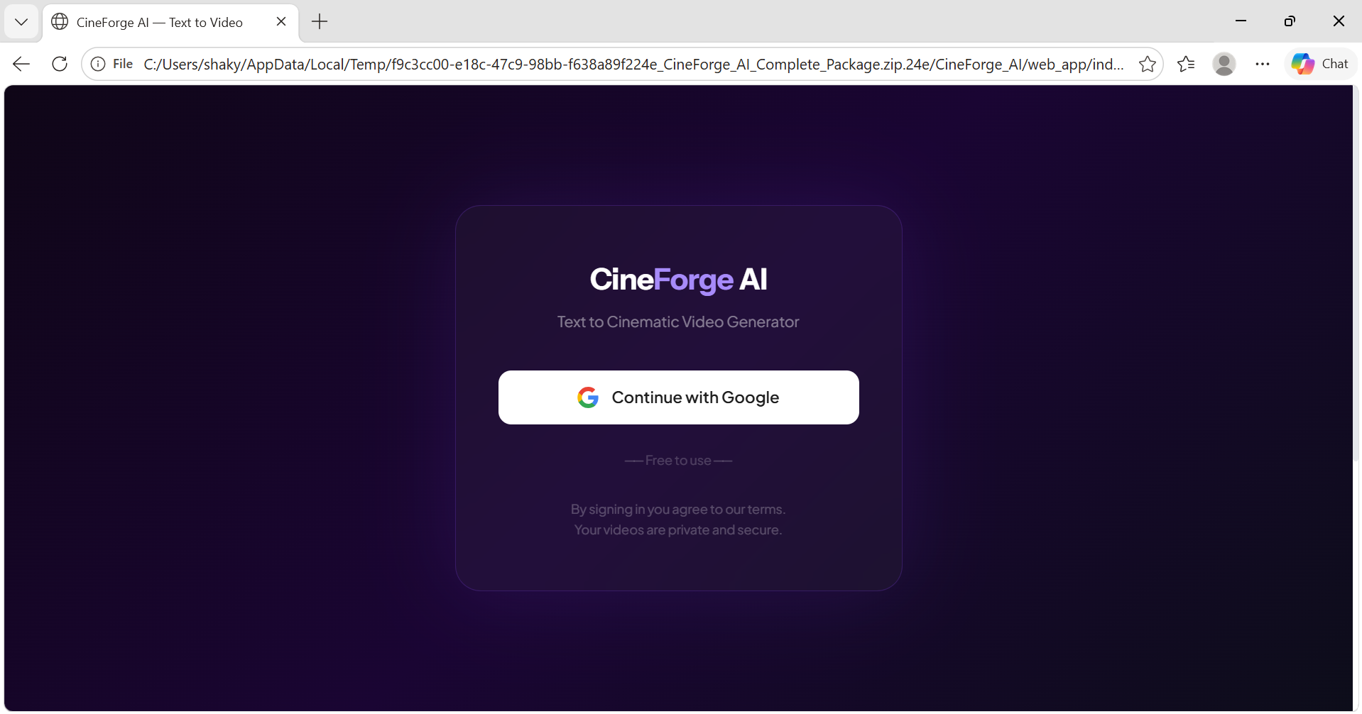 CineForge AI gallery image