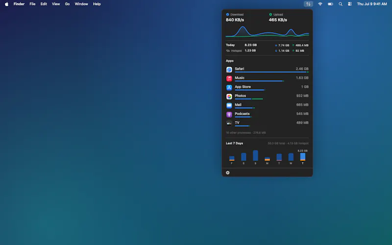 DataTally screenshot 1