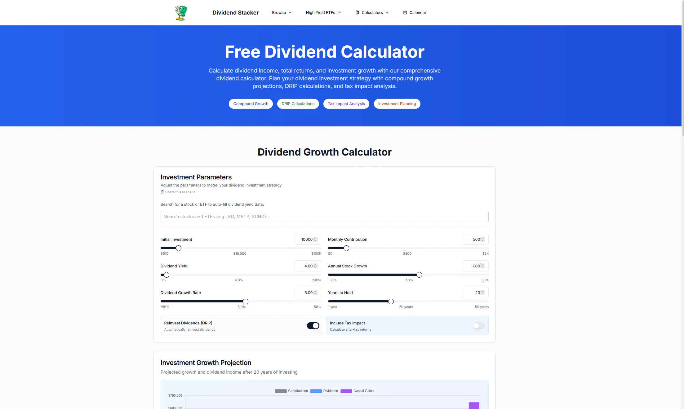 Dividend Stacker gallery image