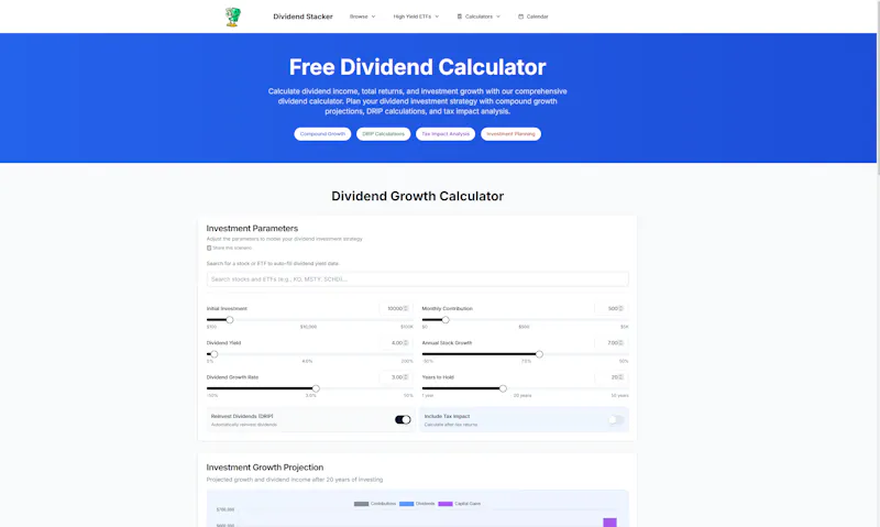Dividend Stacker screenshot 3
