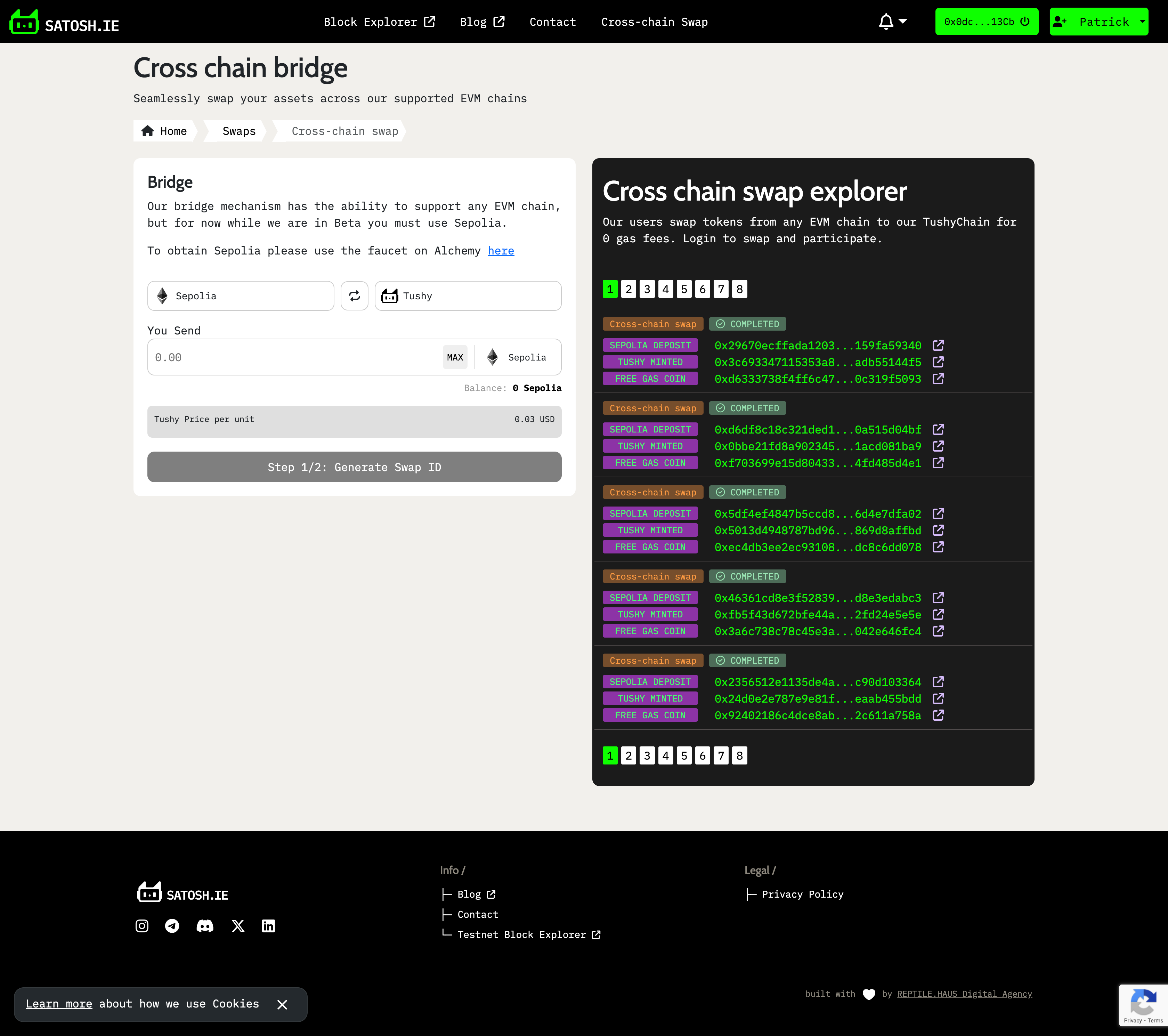 Satosh.ie Crypto Raffles - The most advanced raffle platform that has ever existed media 3