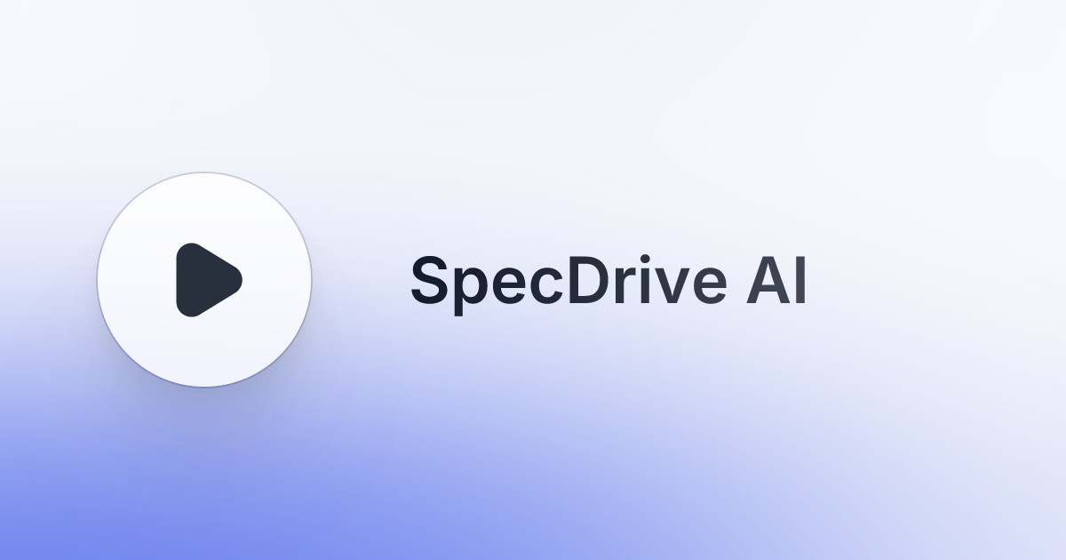 SpecDrive gallery image