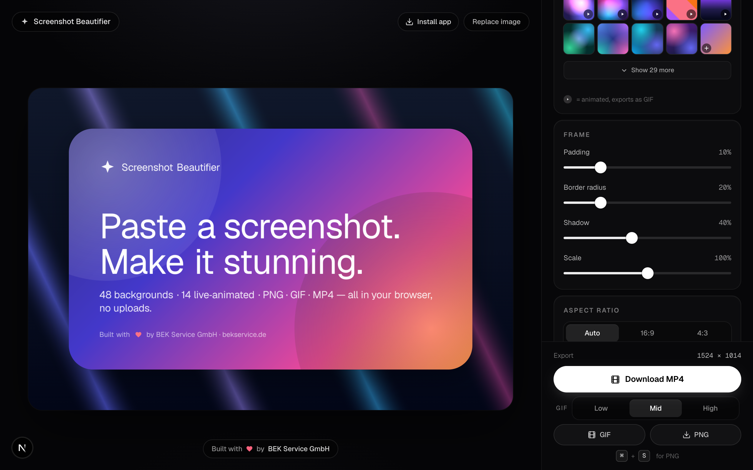 Screenshot Beautifier gallery image