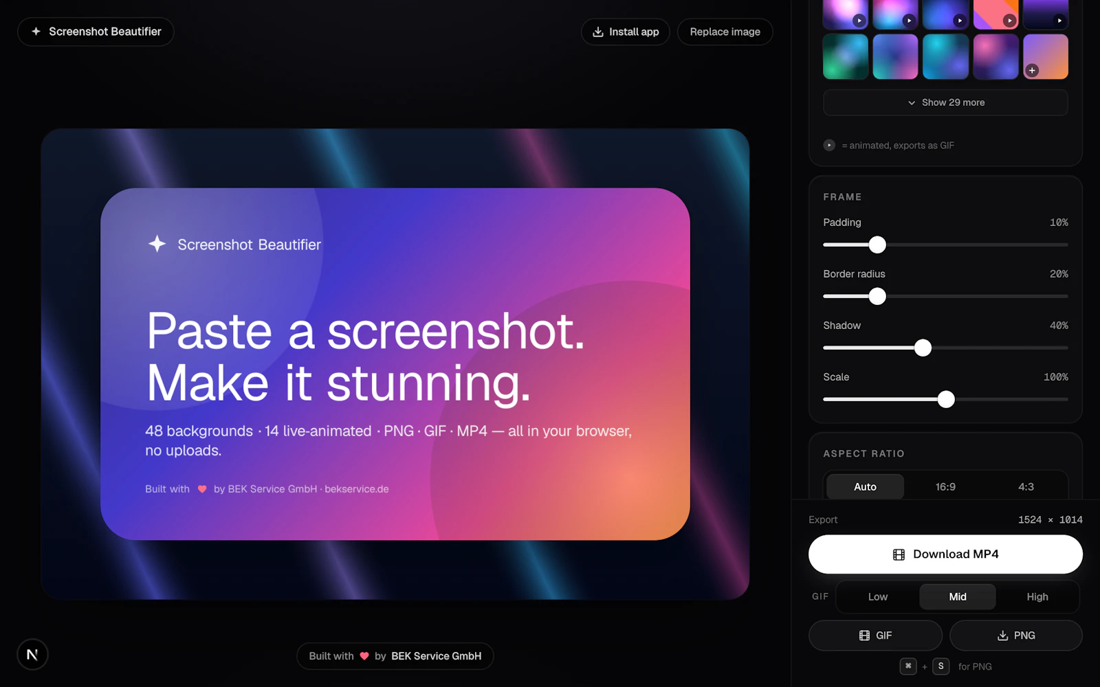 Screenshot Beautifier screenshot 7