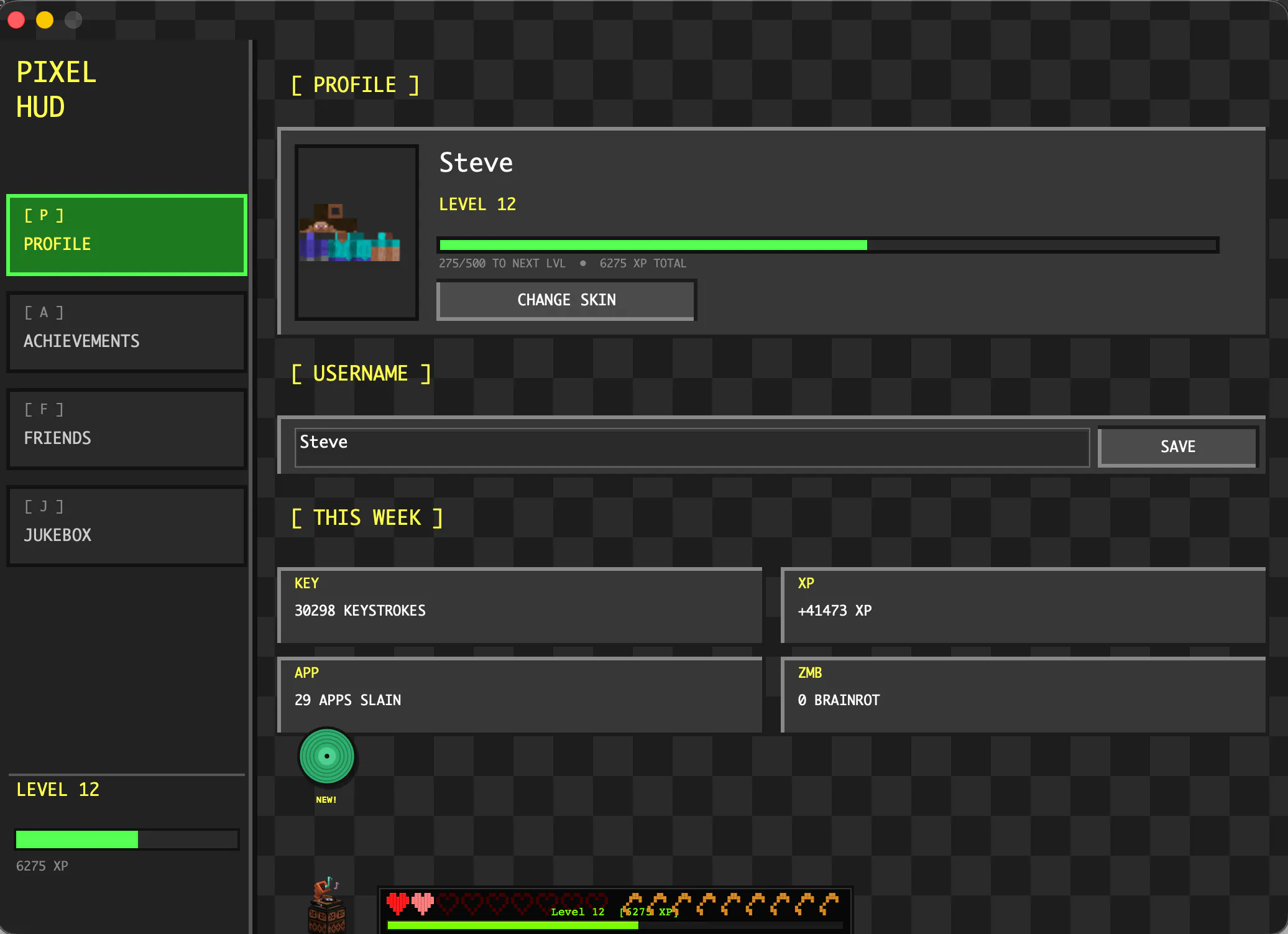 PixelHUD - Gamify your Mac gallery image