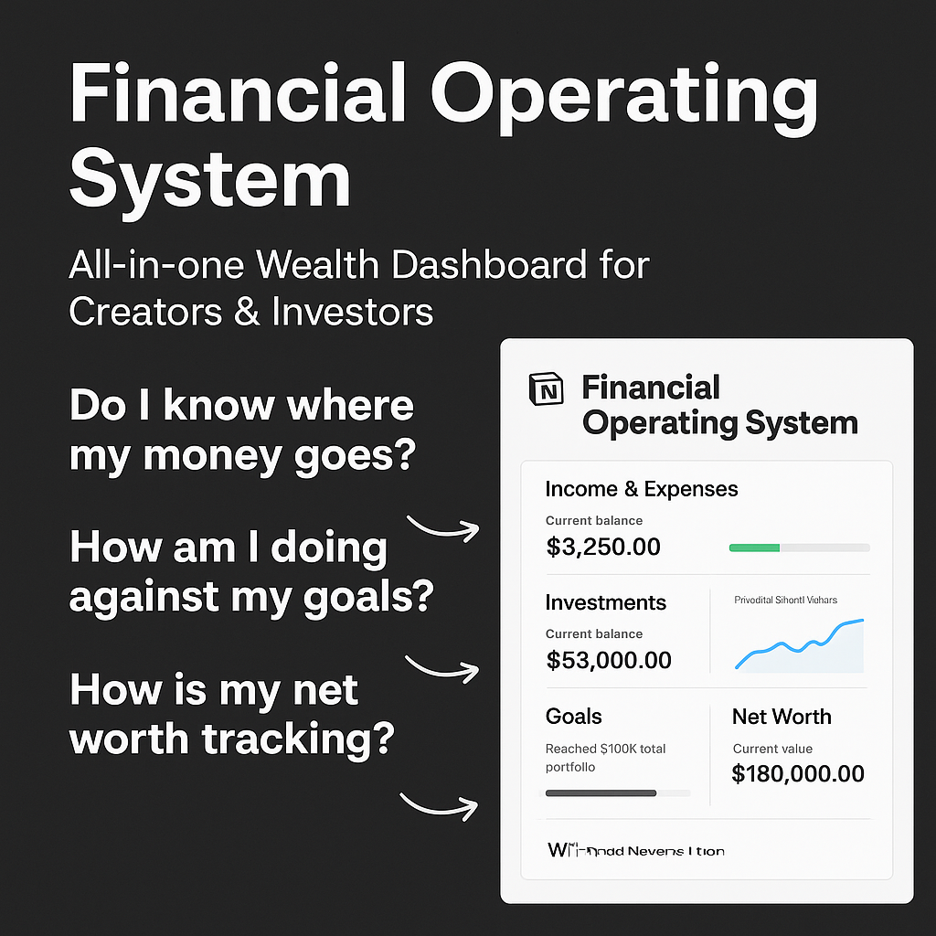 Financial Operating System (Notion)  - Screenshot 2 preview