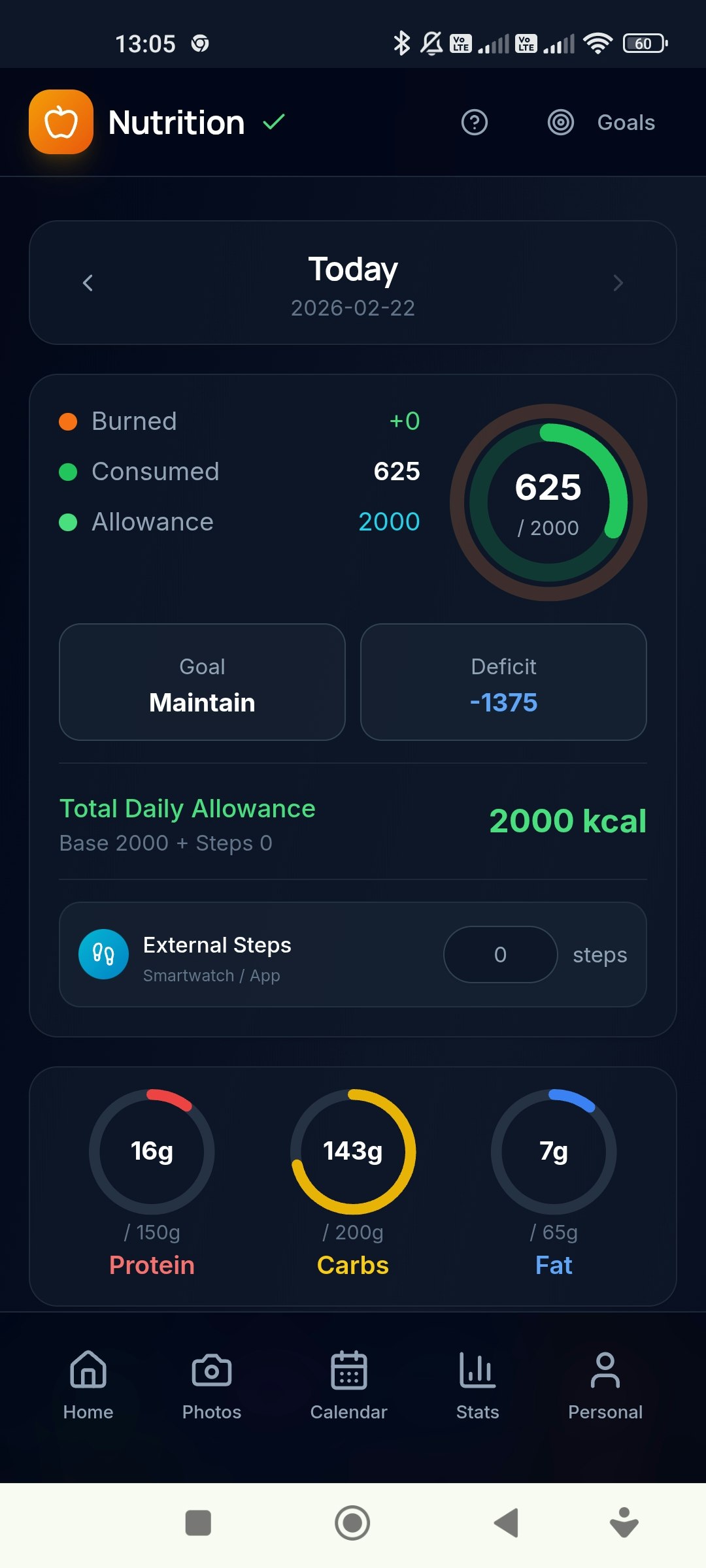 Fitness & Nutrition Notebook - Screenshot 3 showing product features and functionality