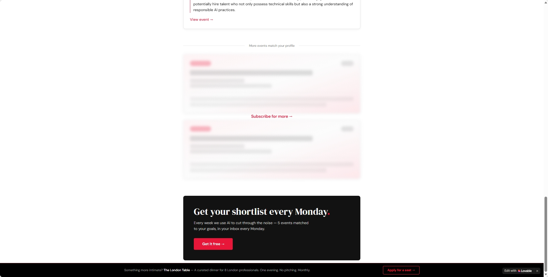 Sharp & Sorted Events  gallery image