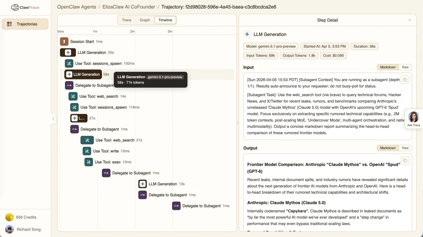 ClawTrace screenshot 3