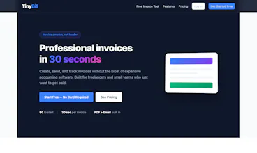 TinyBill — Simple Invoice Generator gallery image