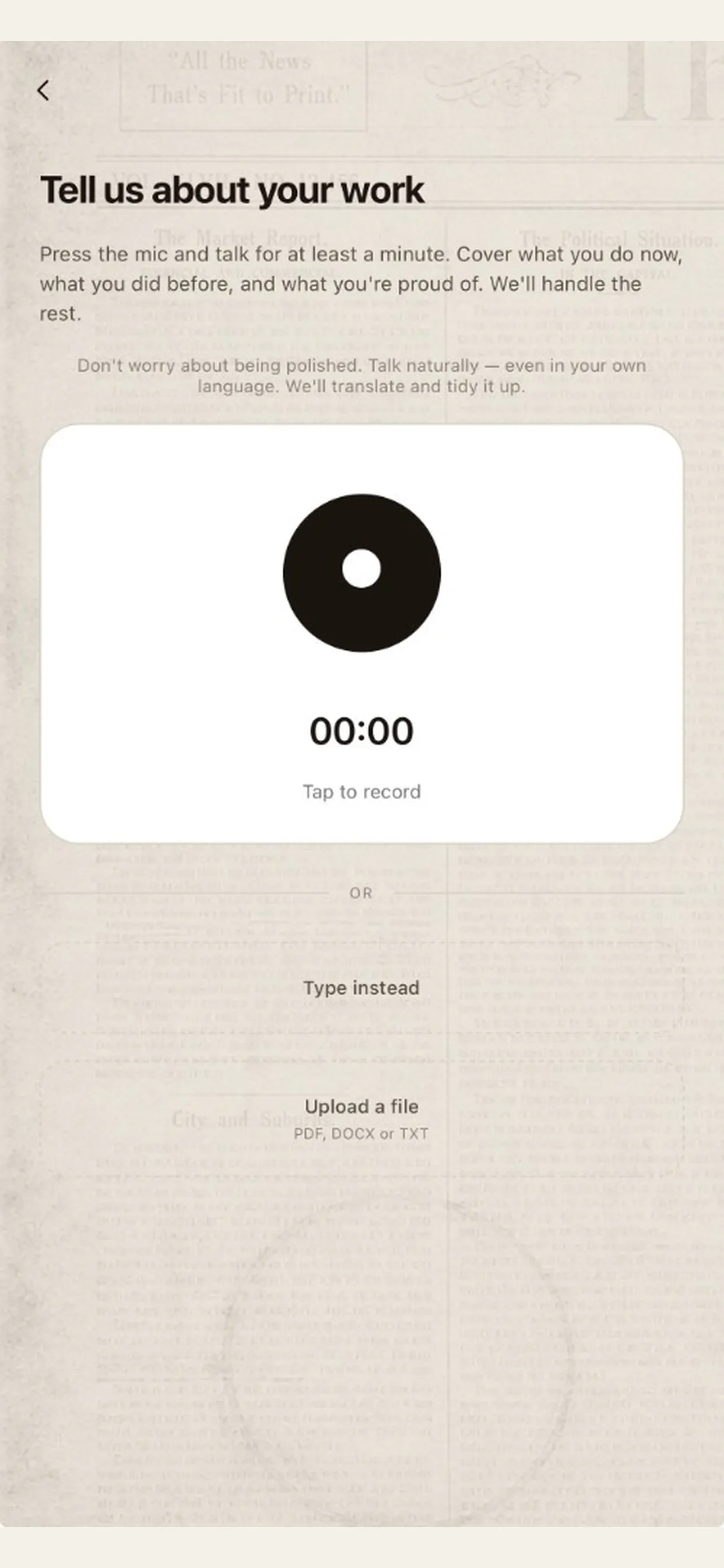 NextStep screenshot
