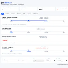 Job Tracker — Follow-Up Manager