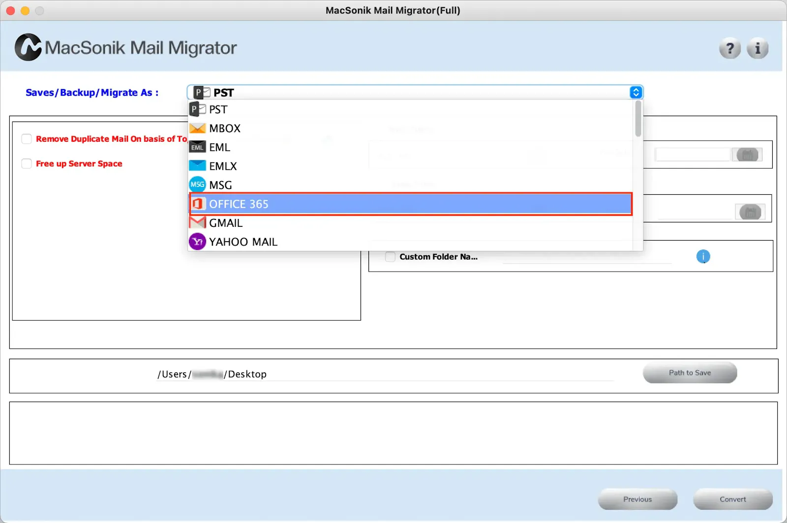 MacSonik Email Migrator screenshot 5