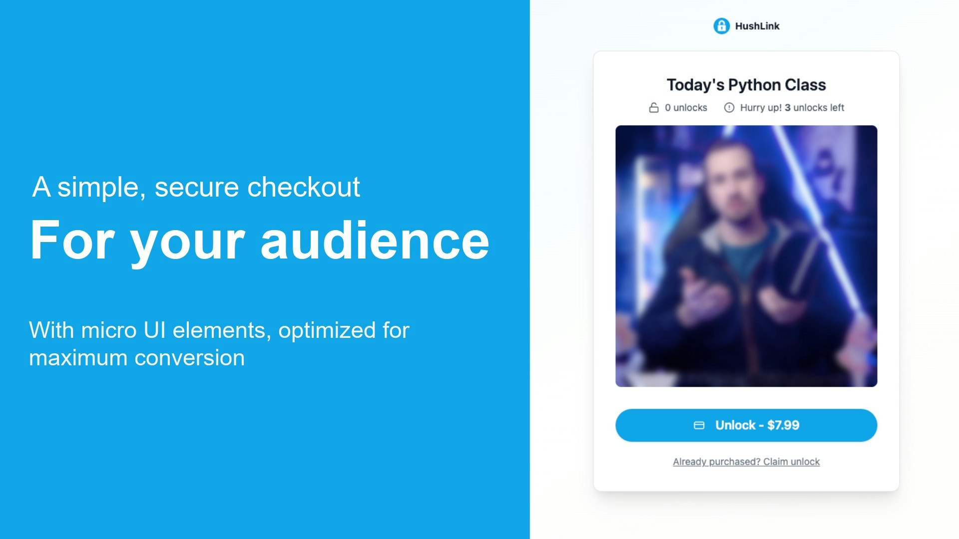 HushLink - Screenshot 5 showing product features and functionality