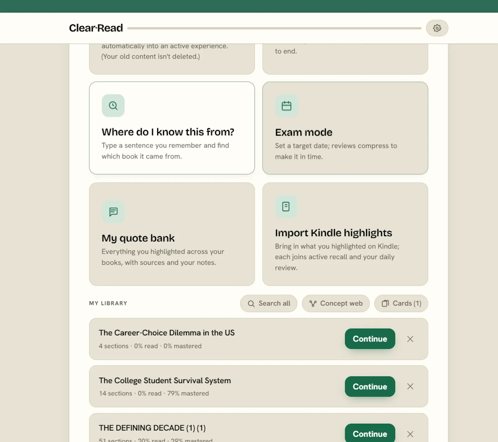 ClearRead — Remember what you read screenshot 7
