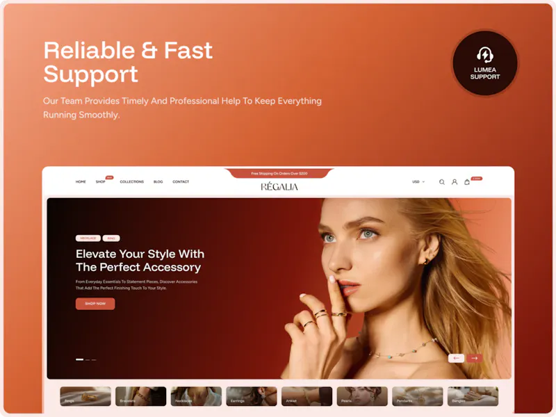 Regalia Shopify Theme screenshot 3