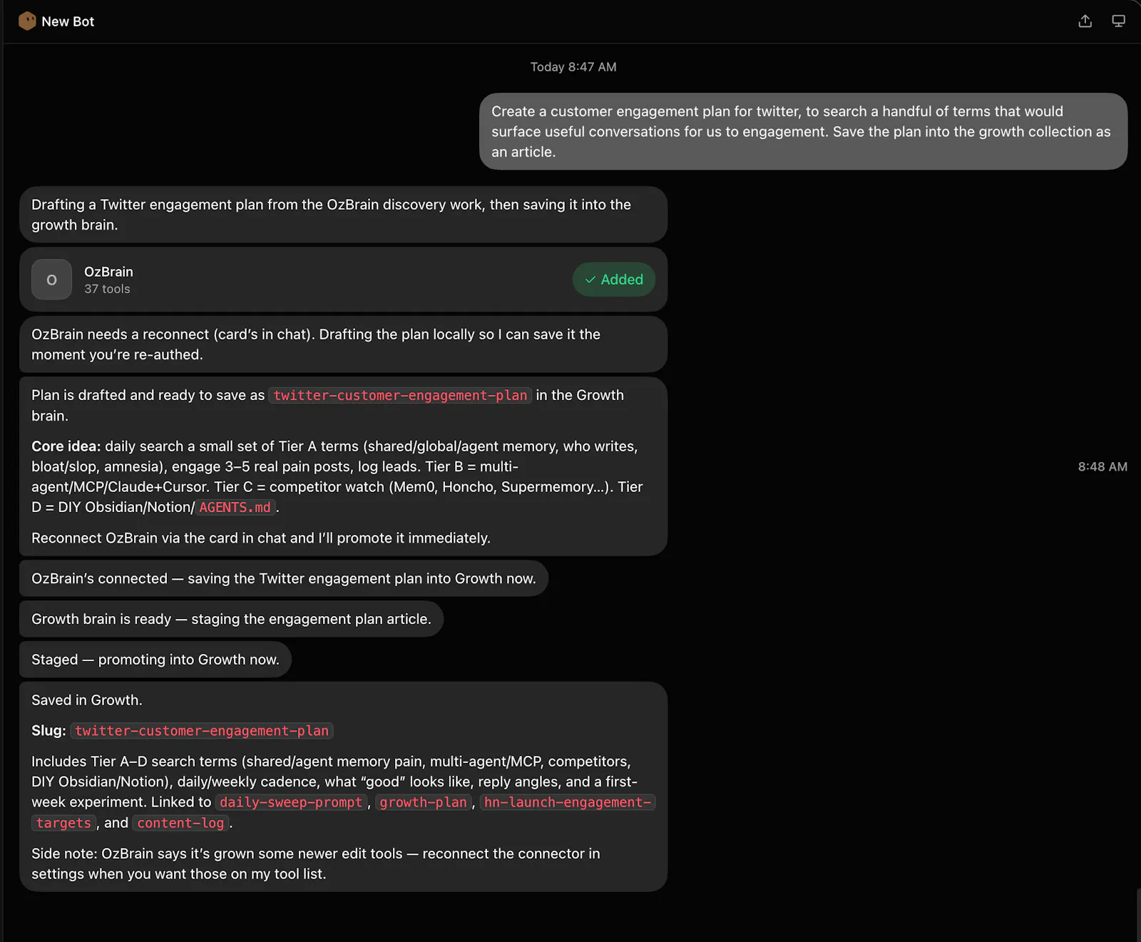 OzBrain screenshot 4