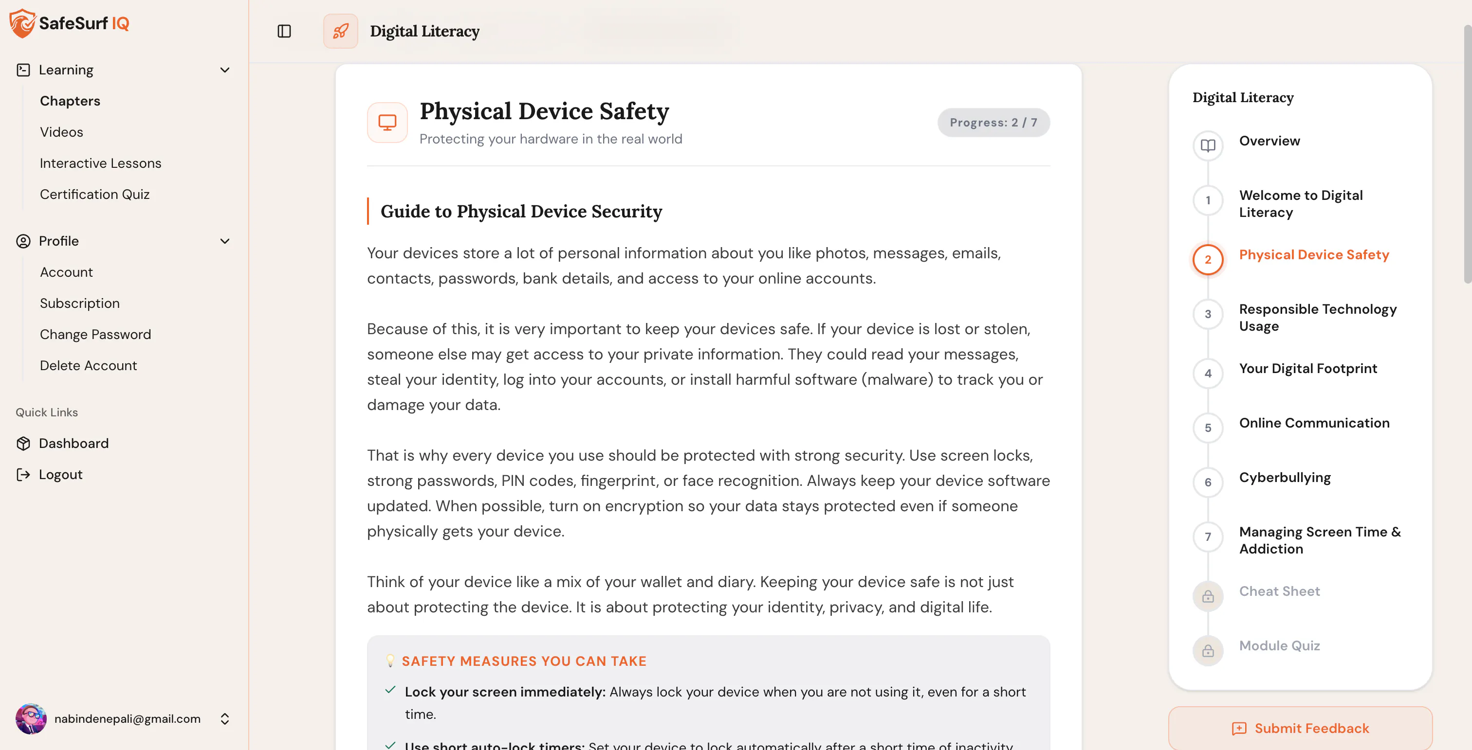 SafeSurf IQ: Security Training Platform gallery image