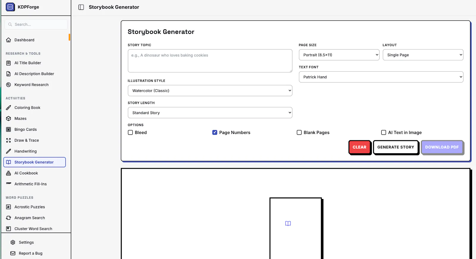 KDPForge screenshot 2