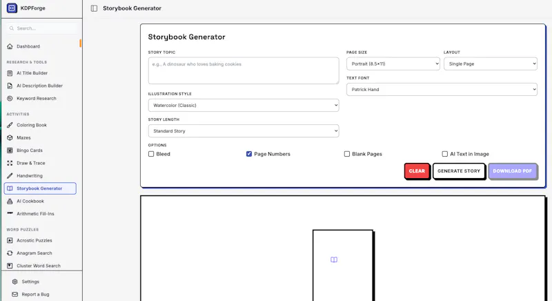 KDPForge screenshot 2