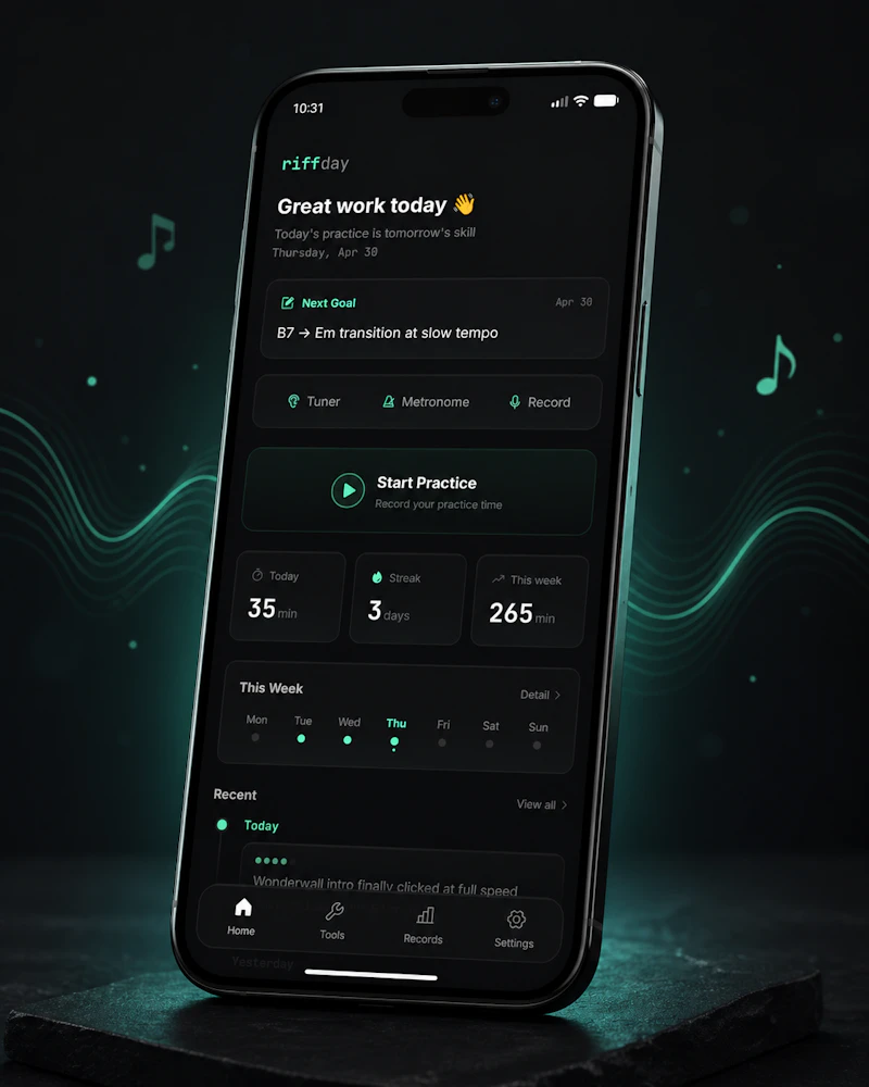 Riffday screenshot 1