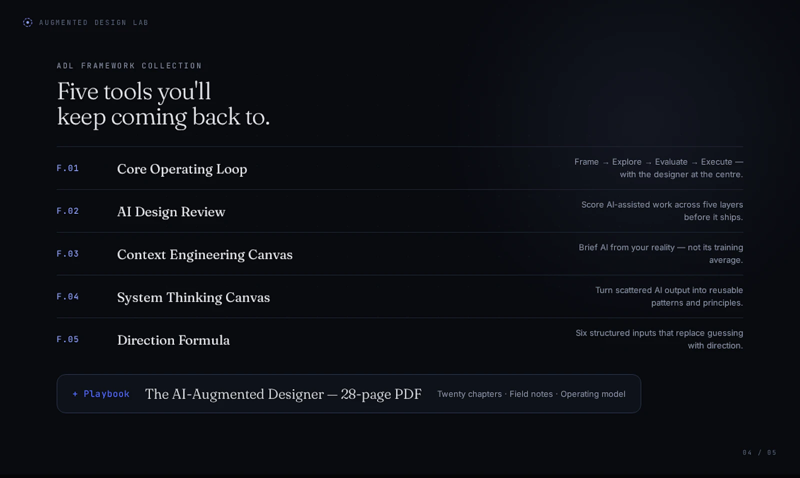 The AI-Augmented Designer Toolkit screenshot 3