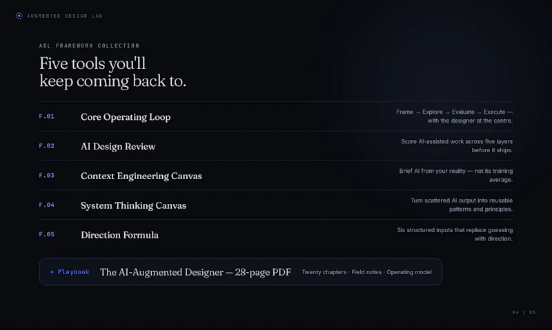 The AI-Augmented Designer Toolkit screenshot 3