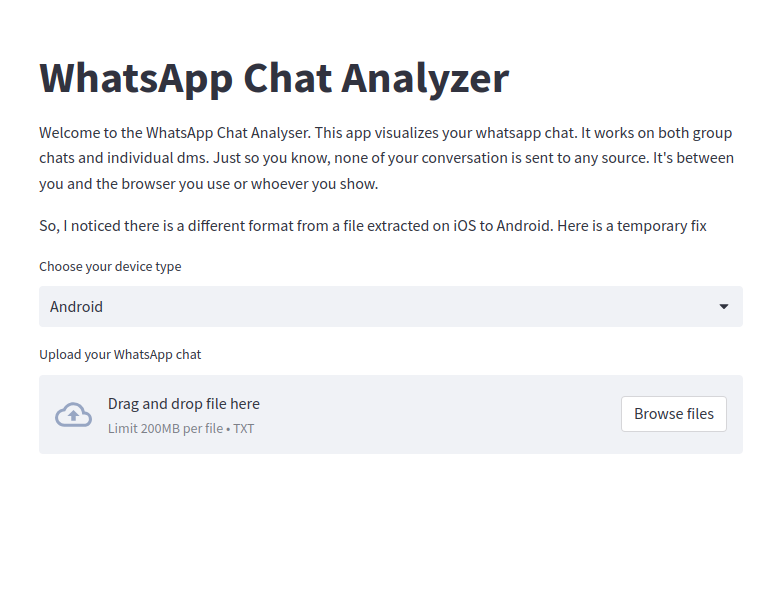WhatsApp Analyser media 1