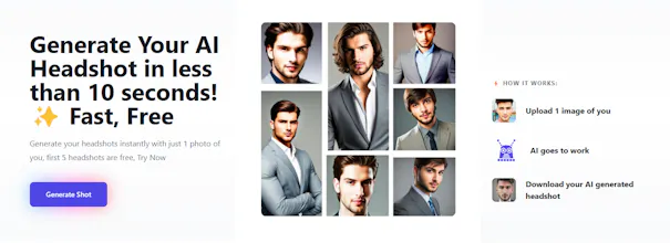 FastShotAI - Free AI Headshot Generator gallery image