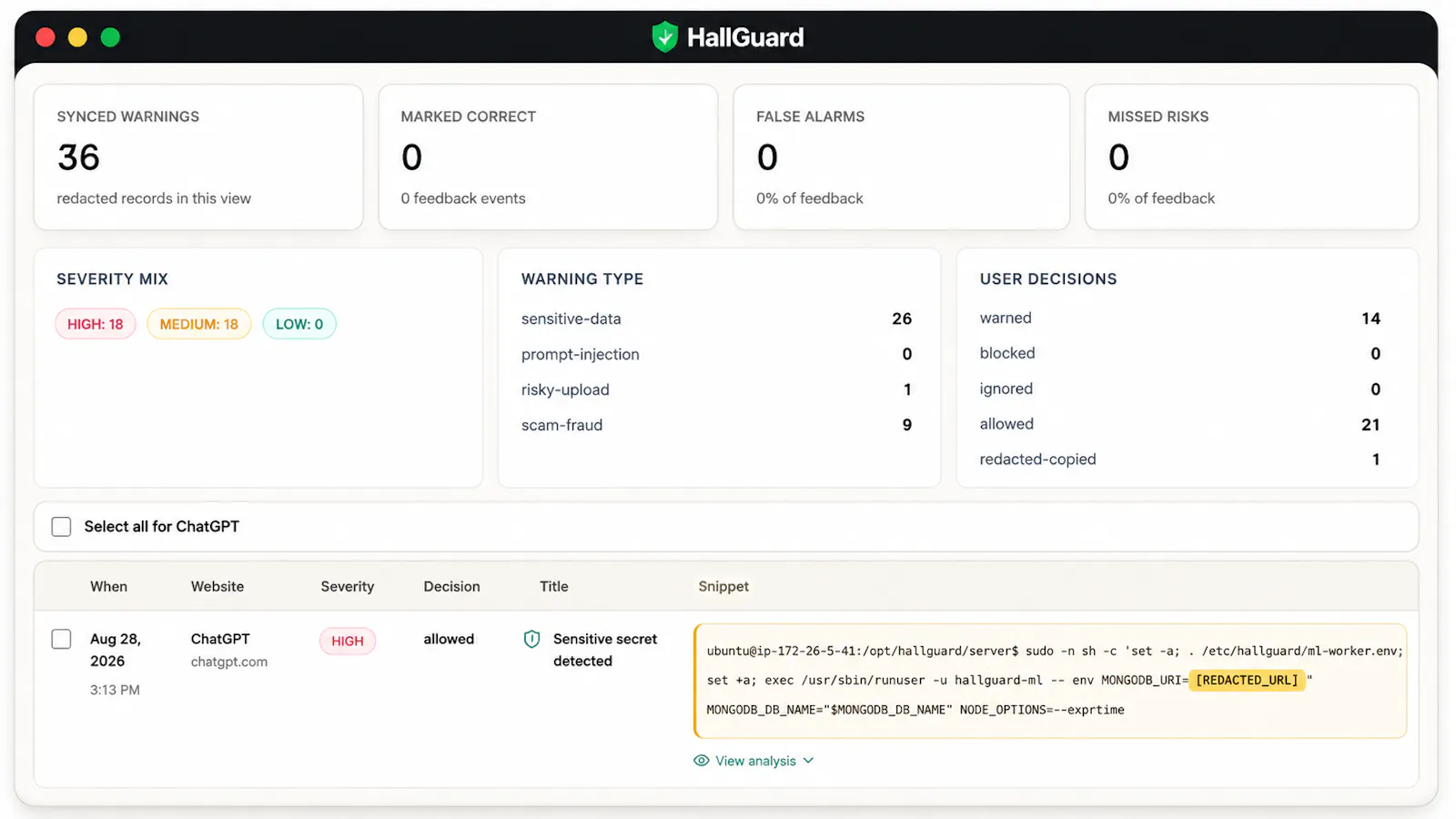 HallGuard screenshot 3