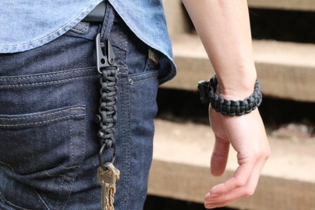 Bomber Paracord Bracelet & Keychain gallery image
