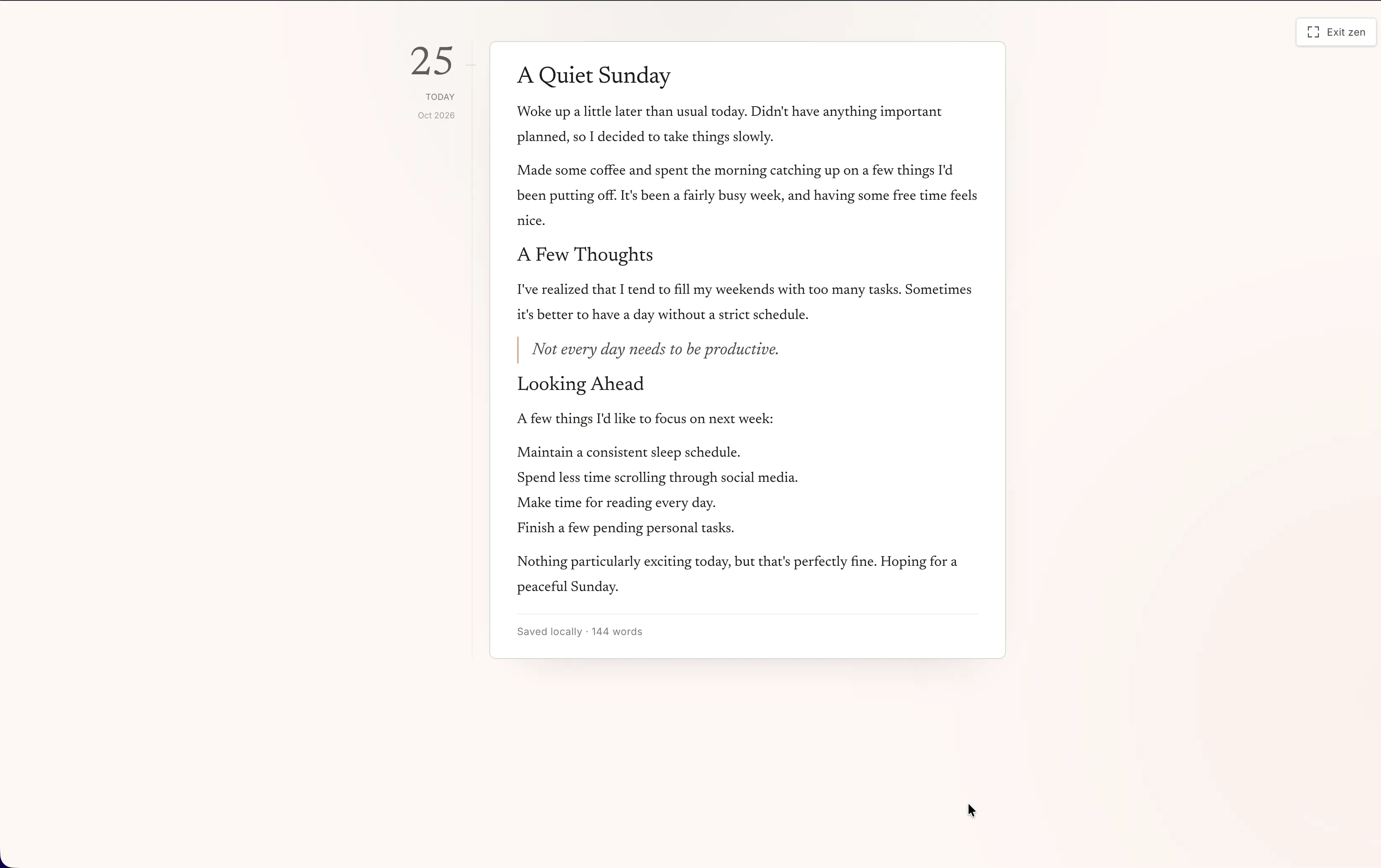 Dainiki - Local-first Timeline Journal gallery image