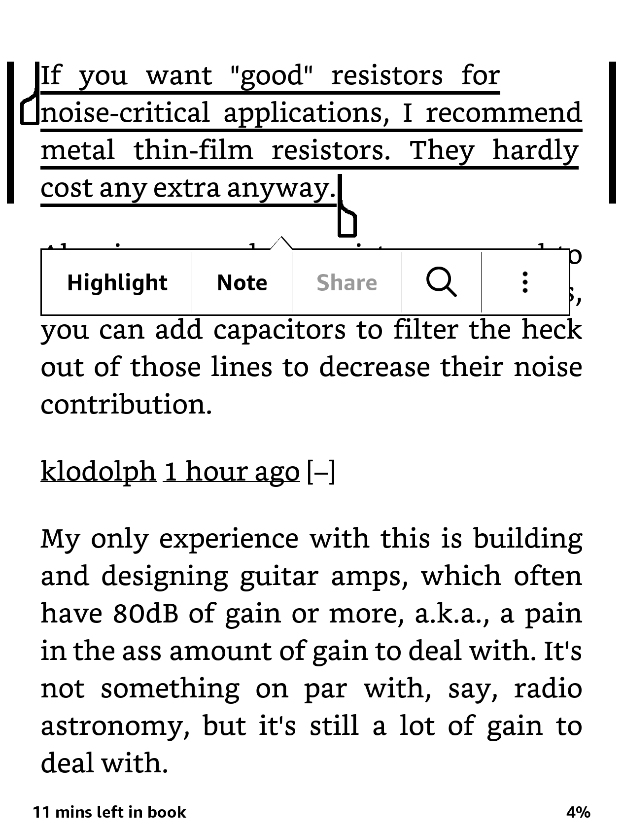 HN to Kindle gallery image